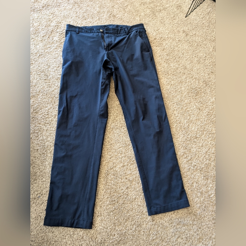 Lululemon Pants Mens 34 5 Pocket Blue Commission Pant Warpstream Casual